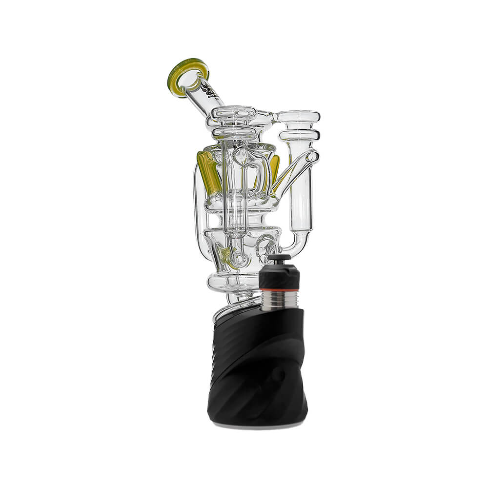 Calibear Triple Vortex Recycler Glass Attachment for Puffco Peak OG & PRO premium borosilicate triple recycler glass top