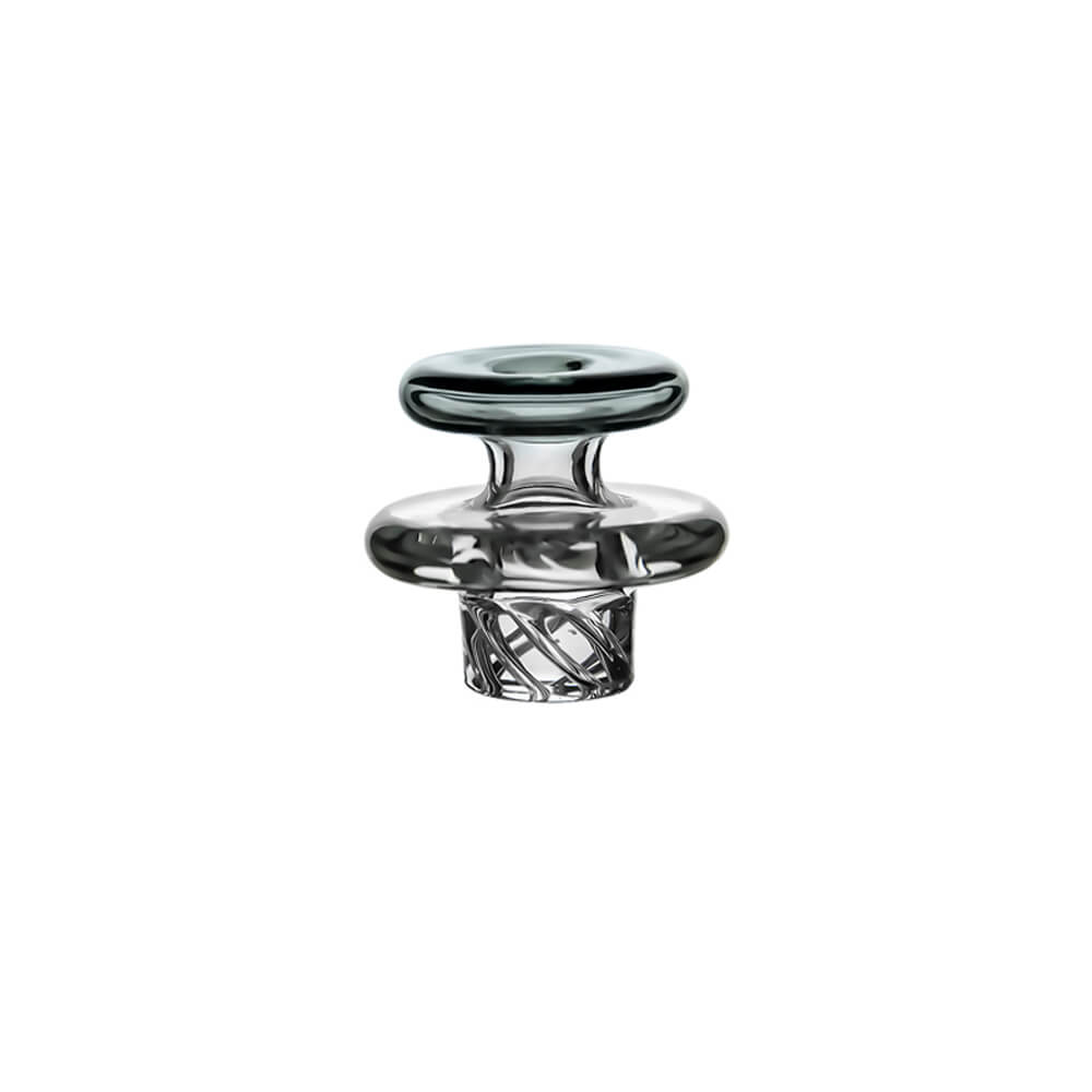 Calibear Universal Vortex Spinner Carb Caps in tranparent black