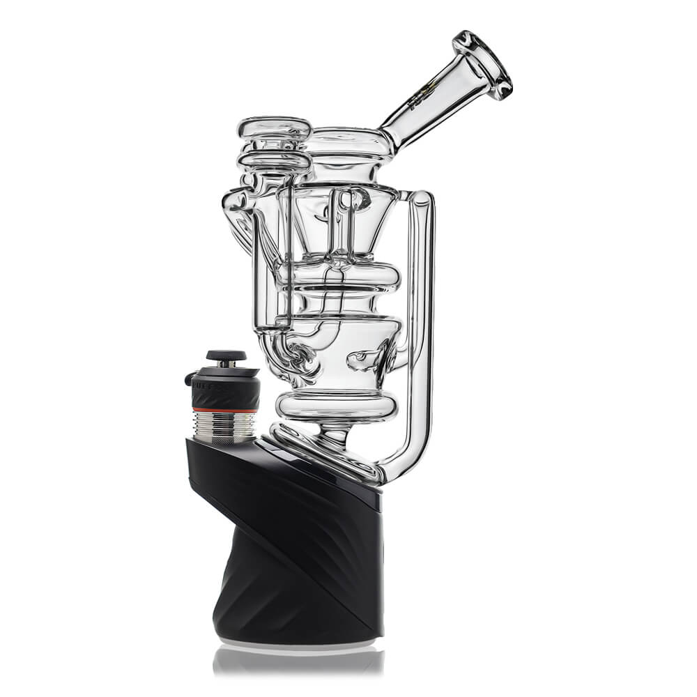 Calibear Triple Vortex Recycler Glass Attachment for Puffco Peak OG & PRO premium borosilicate triple recycler glass top