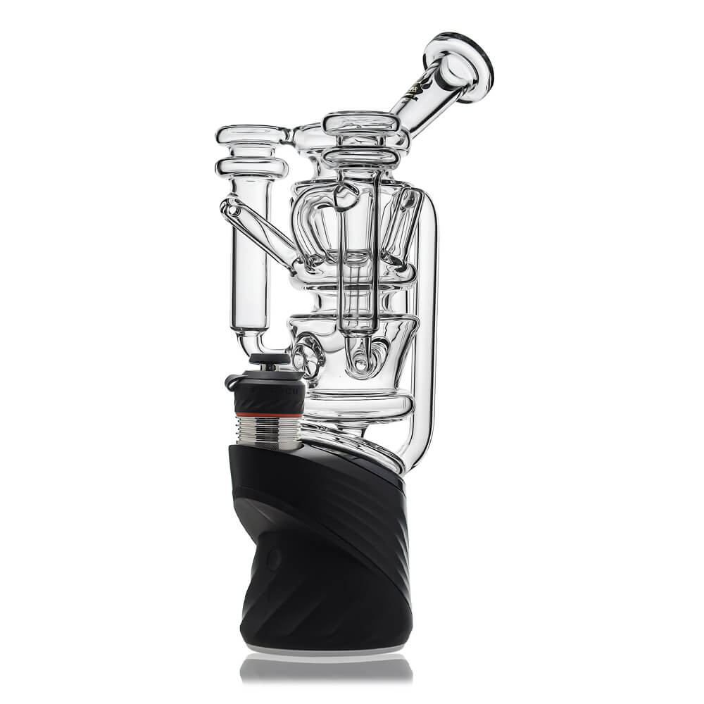 Calibear Triple Vortex Recycler Glass Attachment for Puffco Peak OG & PRO premium borosilicate triple recycler glass top