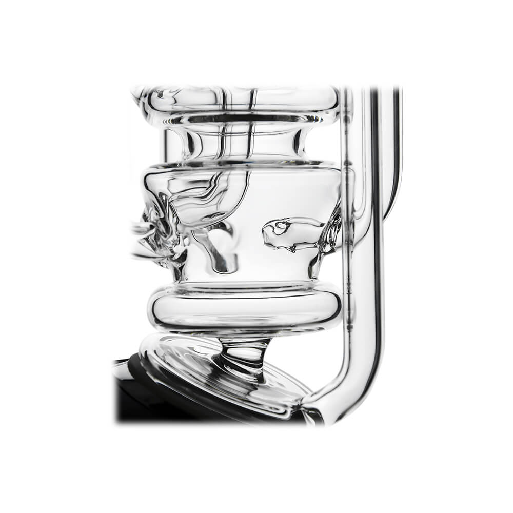Calibear Triple Vortex Recycler Glass Attachment for Puffco Peak OG & PRO premium borosilicate triple recycler glass top