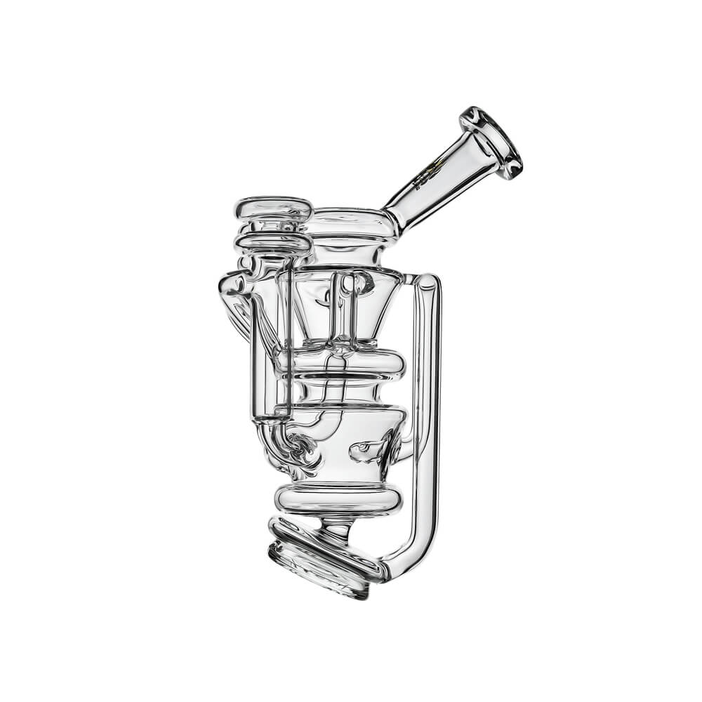 Calibear Triple Vortex Recycler Glass Attachment for Puffco Peak OG & PRO premium borosilicate triple recycler glass top