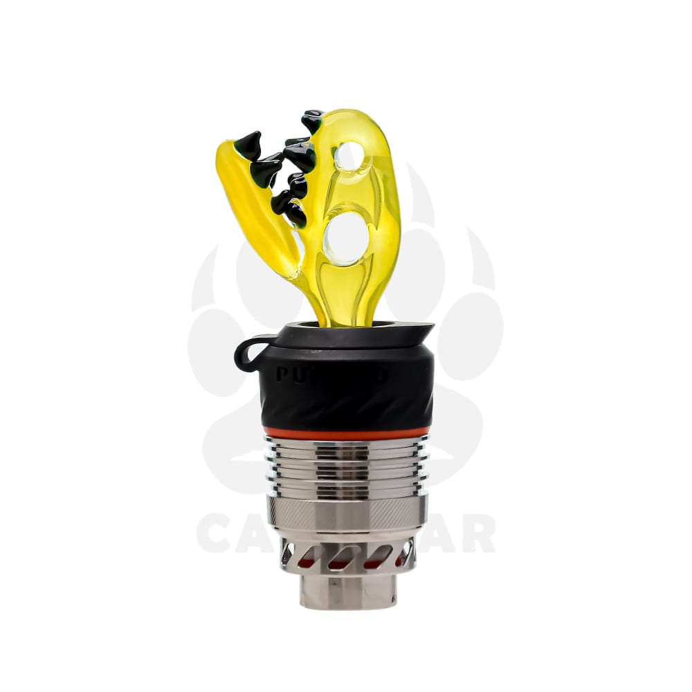 US COLOR DINO HEAD PUFFCO 3D XL GLASS CAP- Premium puffco glass attachment from Calibear Glass. Ideal for dabbing, providing smooth hits and durability. Shop high-quality dab rigs, water pipes, bongs, erig glasses and glass smoking accessories at Calibear