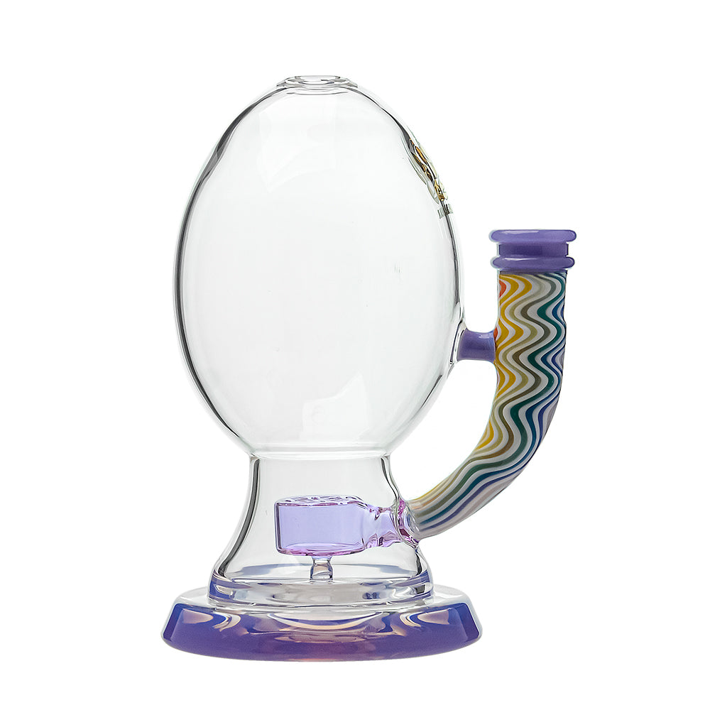 WIGWAG BIG OVAL EGG- Premium borosilicate glass dab rig from Calibear Glass. Ideal for dabbing, providing smooth hits and durability. Shop high-quality dab rigs, water pipes, bongs, erig glasses and glass smoking accessories at Calibear Glass. Elevate your smoking experience with a durable and stylish glass dab rig. Free shipping on all orders
