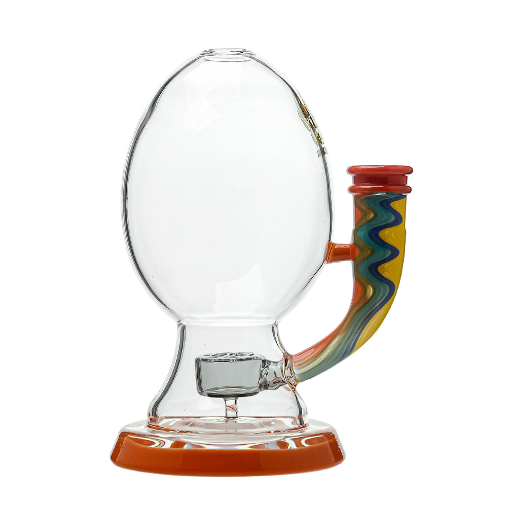 WIGWAG BIG OVAL EGG- Premium borosilicate glass dab rig from Calibear Glass. Ideal for dabbing, providing smooth hits and durability. Shop high-quality dab rigs, water pipes, bongs, erig glasses and glass smoking accessories at Calibear Glass. Elevate your smoking experience with a durable and stylish glass dab rig. Free shipping on all orders