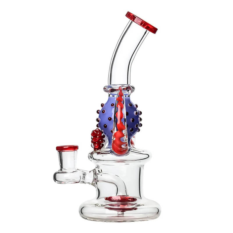 WIGWAG HORNS GLASS WATER PIPE GLASS DABRIG DAB RIG Calibear  