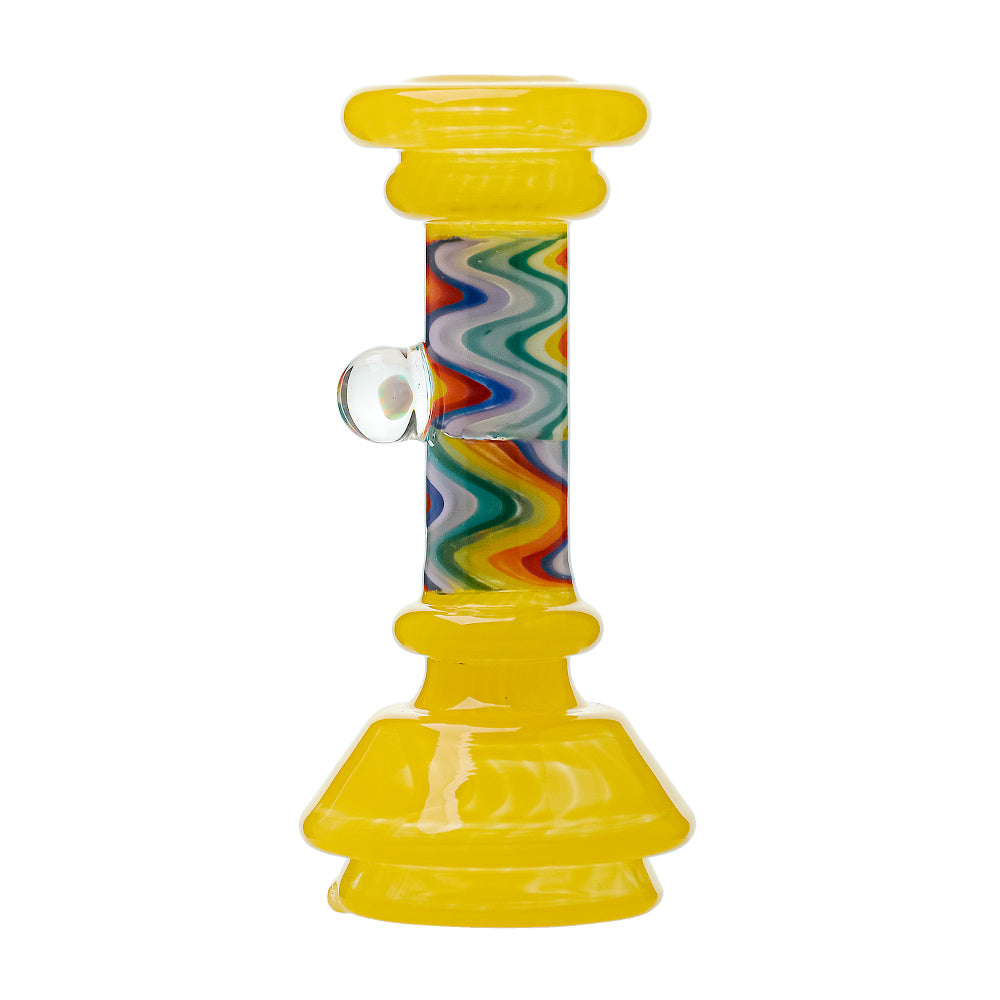 WigWag Dry Top glass attachment for Focus V Carta with opal stone accent, available in red, yellow, green, orange, and teal colors.