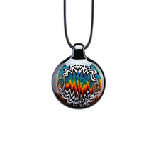 Load image into Gallery viewer, Wigwag Glass Pendant Necklace  Calibear 