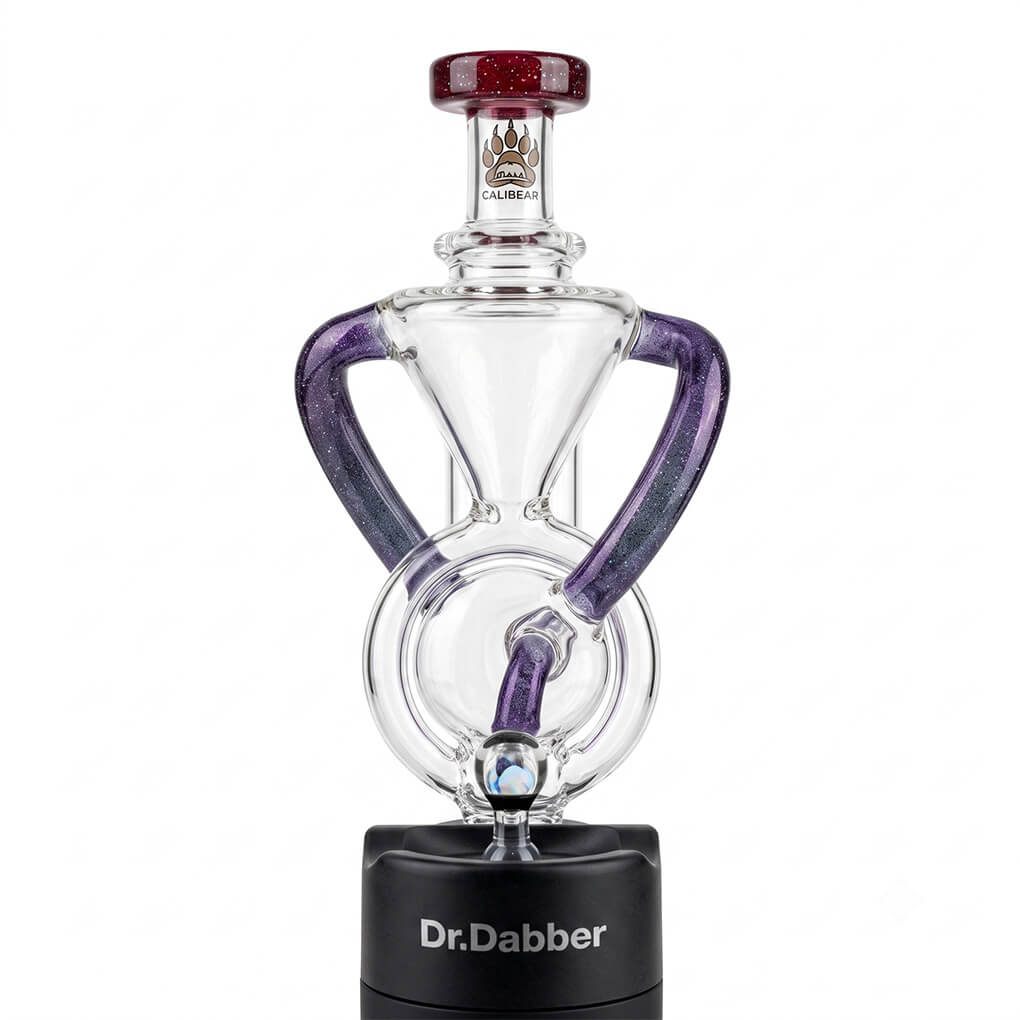 Custom Calibear Orb Recycler for Dr.Dabber Switch Go Glass Attachment
