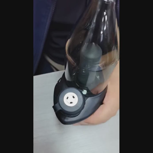VOOZR PF003 XL Ceramic Heating Chamber for Puffco Peak Pro function video— high-density ceramic replacement chamber with enlarged XL interior capacity, stable heat retention, and smooth consistent vapor output designed for extended concentrate sessions and reliable daily use.