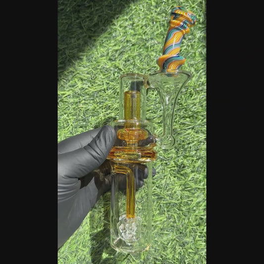 calibear custom RBR recycler for dr. dabber switch 2 -wigwag + Dichro