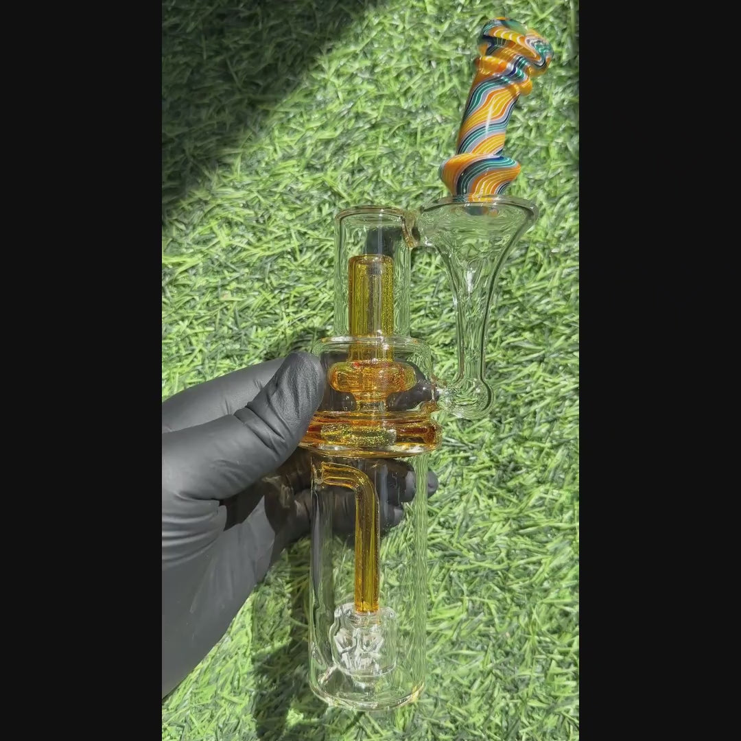 calibear custom RBR recycler for dr. dabber switch 2 -wigwag + Dichro