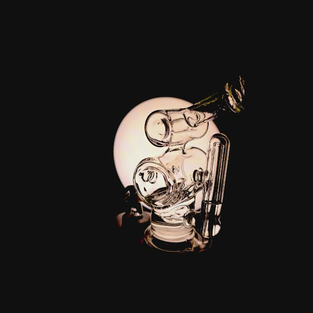 COMPACT RECYCLER GLASS ATTACHMENT FOR DR.DABBER SWITCH 2 | CALIBEAR- Premium dr. dabber glass attachment from Calibear Glass. Ideal for dabbing, providing smooth hits and durability. Shop high-quality dab rigs, water pipes, bongs, erig glasses and glass smoking accessories at Calibear Glass. Elevate your smoking experience with a durable and stylish glass dab rig. Free shipping on all orders.