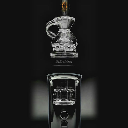 Calibear FAB RECYCLER CHAMBER FOR DR.DABBER SWITCH 2 - Premium dr. dabber glass attachment from Calibear Glass. Ideal for dabbing, providing smooth hits and durability. Shop high-quality dab rigs, water pipes, bongs, erig glasses and glass smoking accessories at Calibear Glass. Elevate your smoking experience with a durable and stylish glass dab rig. Free shipping on all orders.