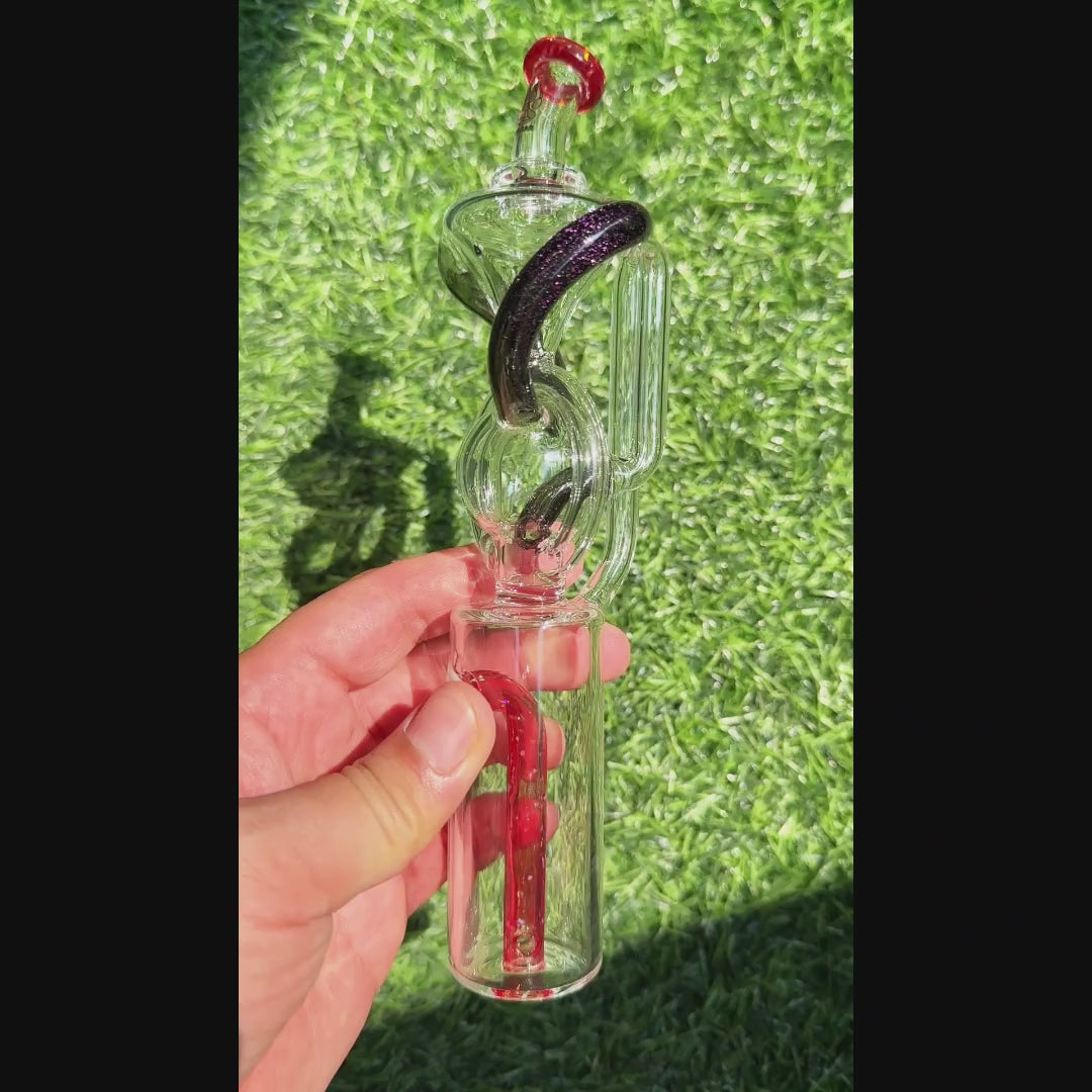 Custom Calibear Orb Recycler for Dr.Dabber Switch Go Glass Attachment