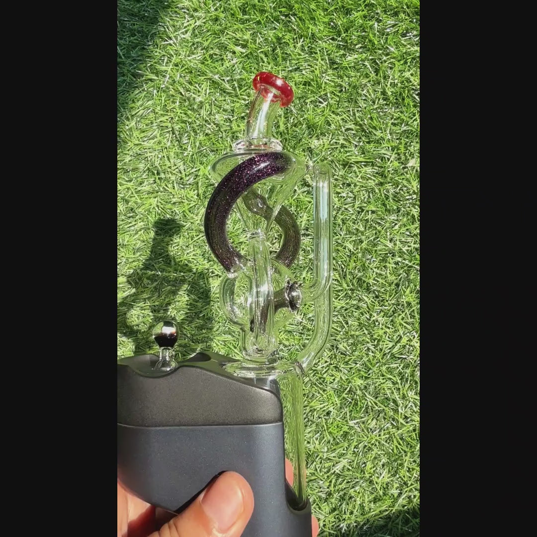 Custom Calibear Orb Recycler for Dr.Dabber Switch Go Glass Attachment