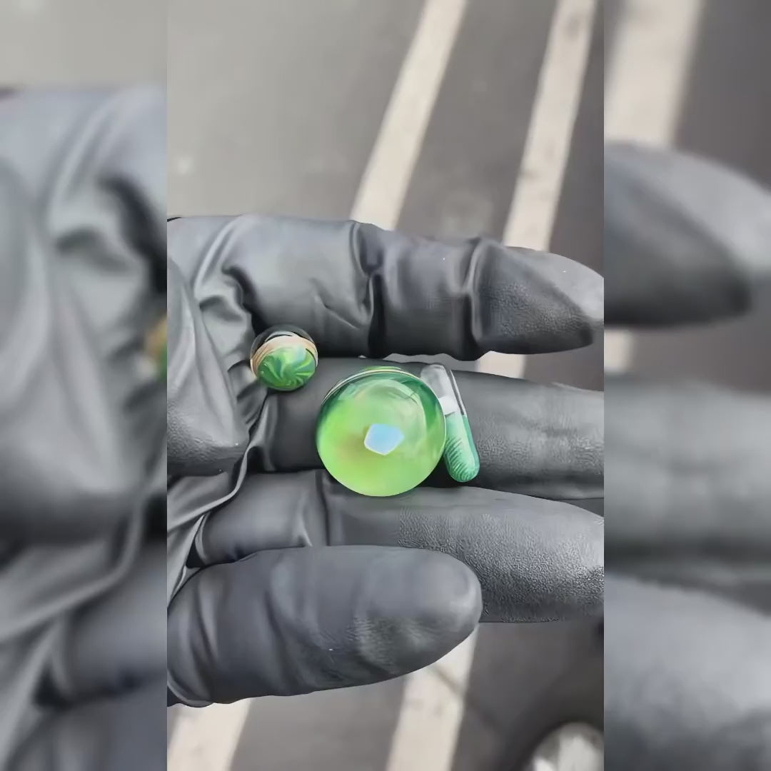 VIBRANT CACTUS GLASS BEAD SET- Premium borosilicate glass smoking accessories from Calibear Glass. Ideal for dabbing, providing smooth hits and durability. Shop high-quality dab rigs, water pipes, bongs, erig glasses and glass smoking accessories at Calibear Glass. Elevate your smoking experience with a durable and stylish glass dab rig. Free shipping on all orders.