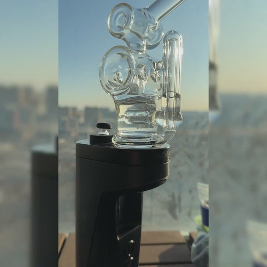 COMPACT RECYCLER GLASS ATTACHMENT FOR DR.DABBER SWITCH 2 | CALIBEAR- Premium dr. dabber glass attachment from Calibear Glass. Ideal for dabbing, providing smooth hits and durability. Shop high-quality dab rigs, water pipes, bongs, erig glasses and glass smoking accessories at Calibear Glass. Elevate your smoking experience with a durable and stylish glass dab rig. Free shipping on all orders.