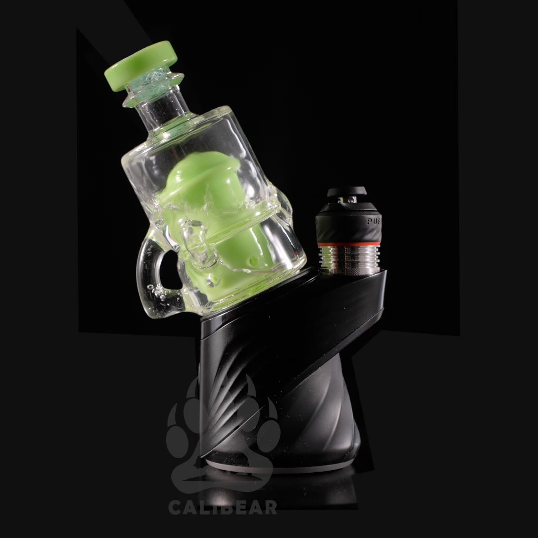 MINI FRENCH PRESS RECYCLER RIG GLASS ATTACHMENT FOR PUFFCO OG&PEAK