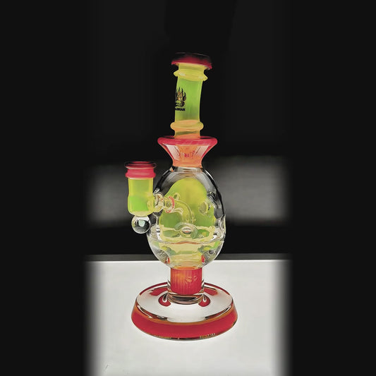 ORB CORE GLASS DAB RIG- Premium borosilicate glass dab rig from Calibear Glass. Ideal for dabbing, providing smooth hits and durability. Shop high-quality dab rigs, water pipes, bongs, erig glasses and glass smoking accessories at Calibear Glass. Elevate your smoking experience with a durable and stylish glass dab rig. Free shipping on all orders.
