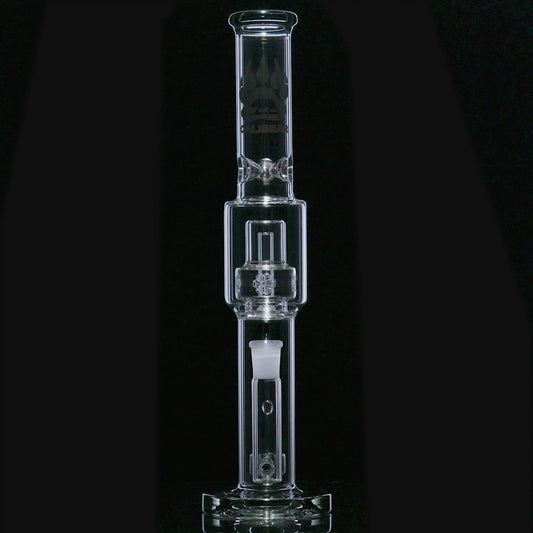 FLOWER KING- Premium borosilicate glass water pipe, bong from Calibear Glass. Ideal for dabbing, providing smooth hits and durability. Shop high-quality dab rigs, water pipes, bongs, erig glasses and glass smoking accessories at Calibear Glass. Elevate your smoking experience with a durable and stylish glass dab rig. Free shipping on all orders