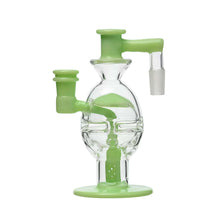 Load image into Gallery viewer, FLOWER STRAIGHT FOL Water Pipe Calibear Ash Catcher--Seed of Life Ash Catcher Calibear 