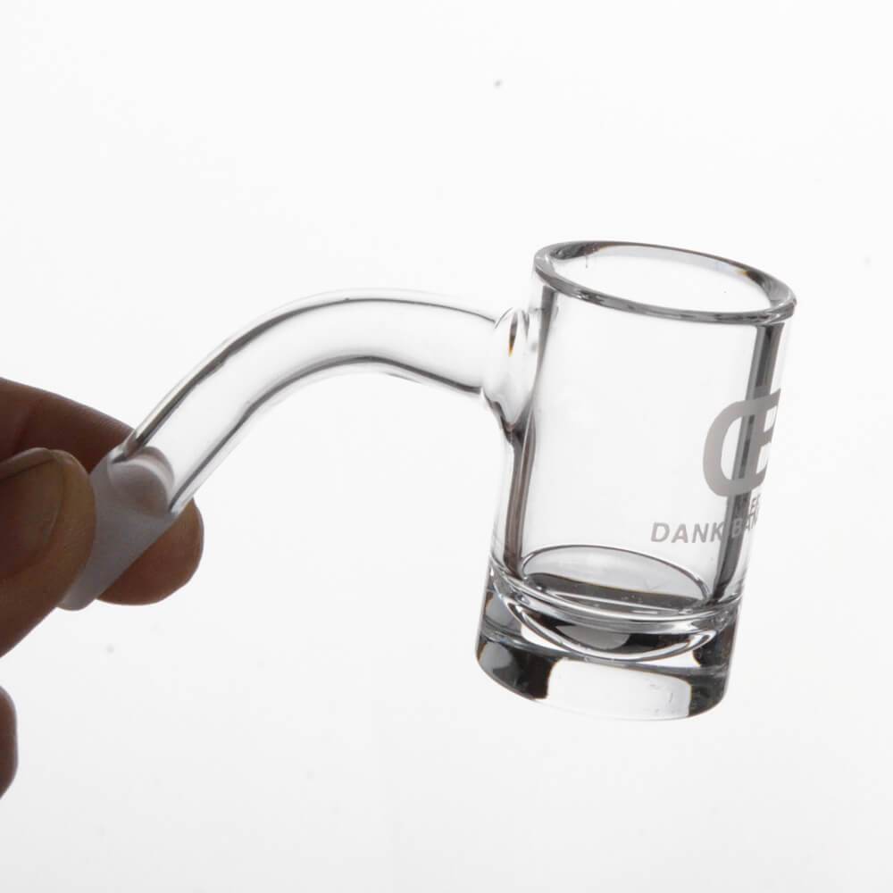 Calibear Full Weld Hybrid Quartz Banger with 25mm Thick Bucket and Seamless Joint Connection
