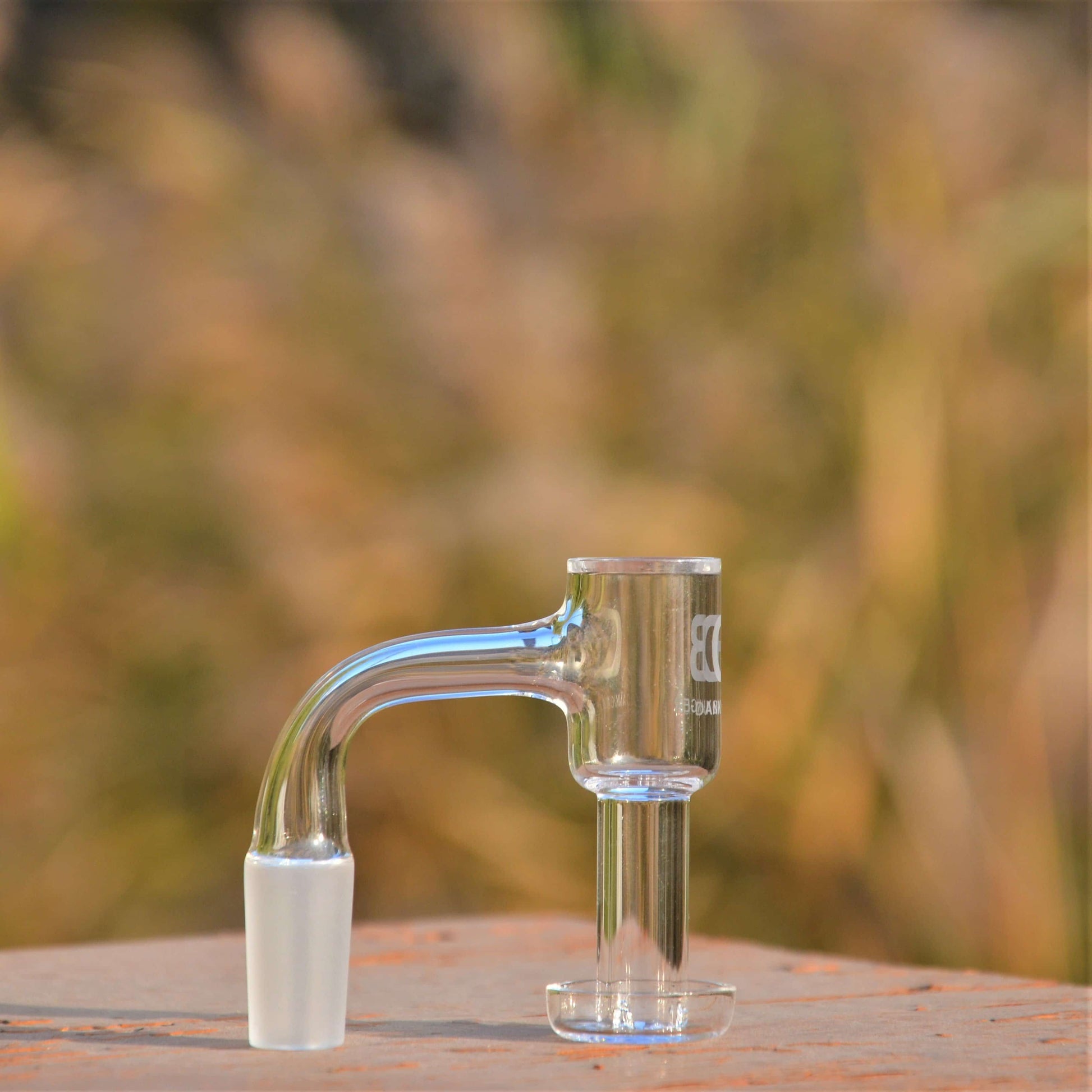 Calibear Premium Full Weld Mini Terp Slurper Quartz Banger with 25mm Vacuum Dish and Seamless Joint