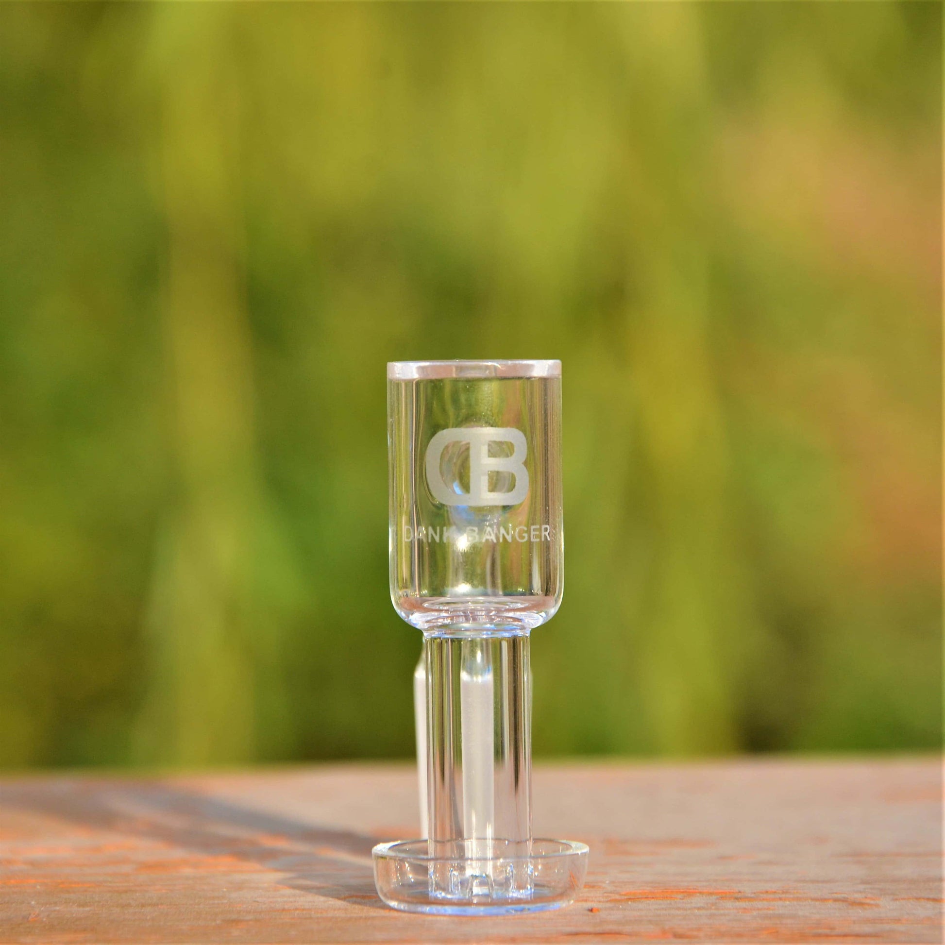 Calibear Premium Full Weld Mini Terp Slurper Quartz Banger with 25mm Vacuum Dish and Seamless Joint