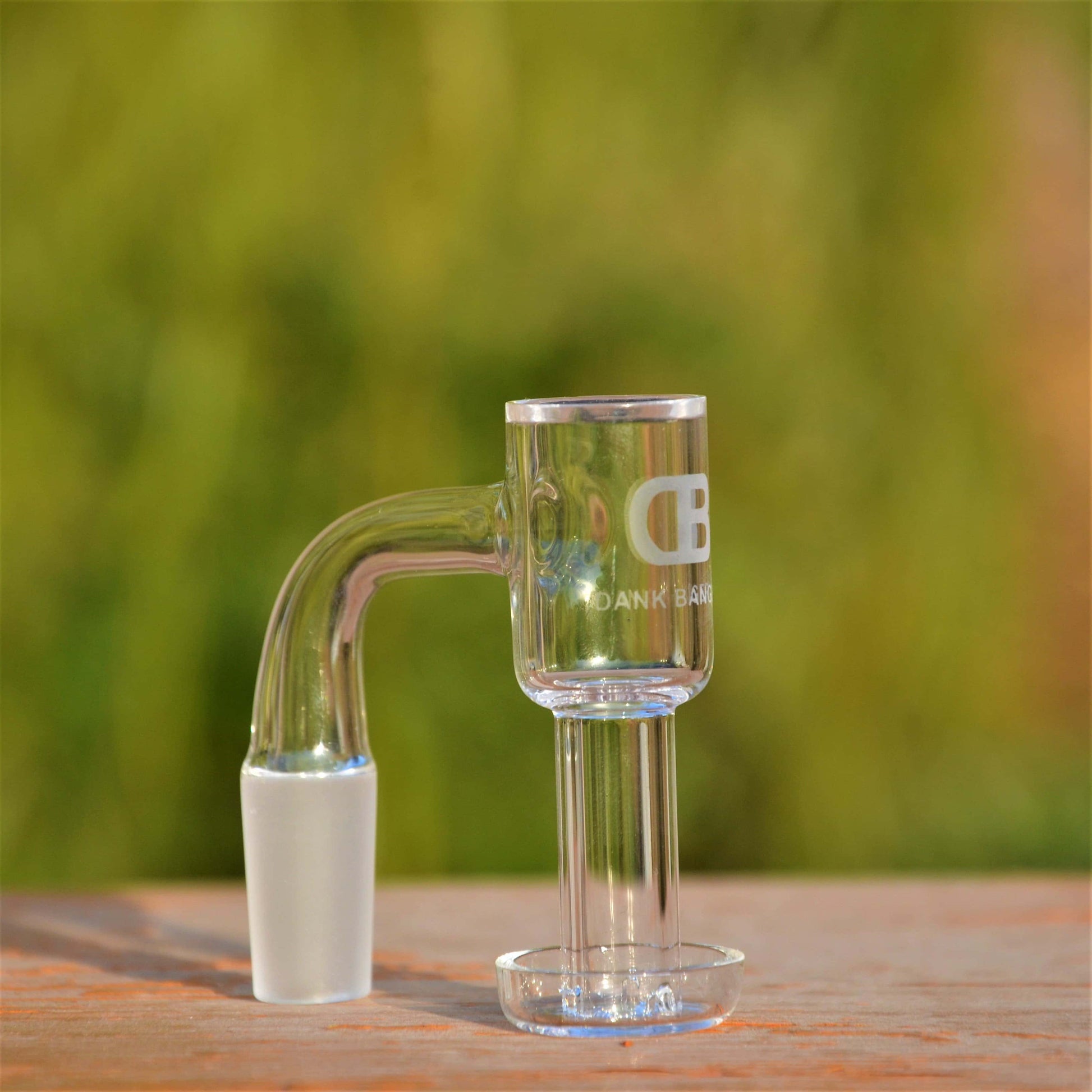 Calibear Premium Full Weld Mini Terp Slurper Quartz Banger with 25mm Vacuum Dish and Seamless Joint