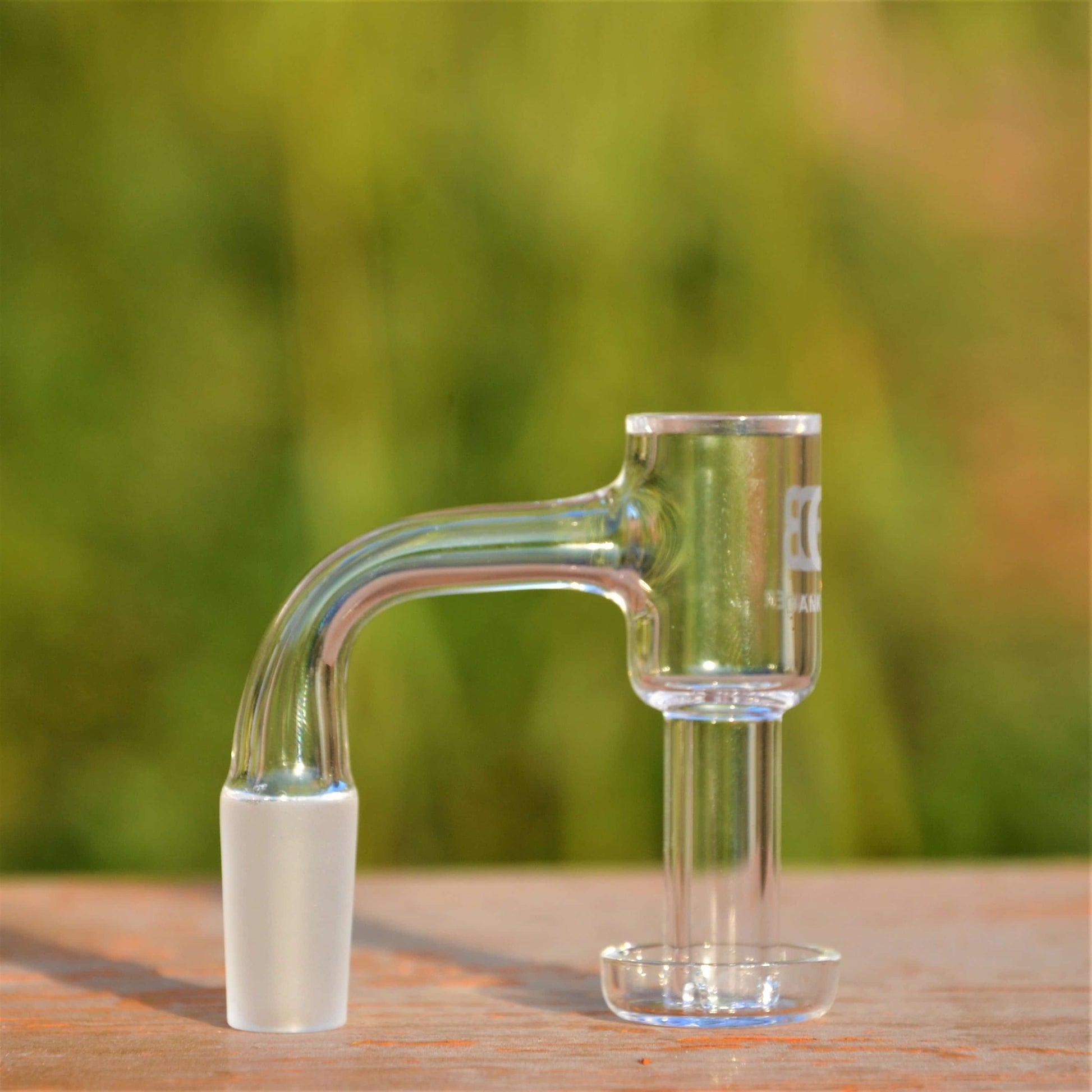 Calibear Premium Full Weld Mini Terp Slurper Quartz Banger with 25mm Vacuum Dish and Seamless Joint