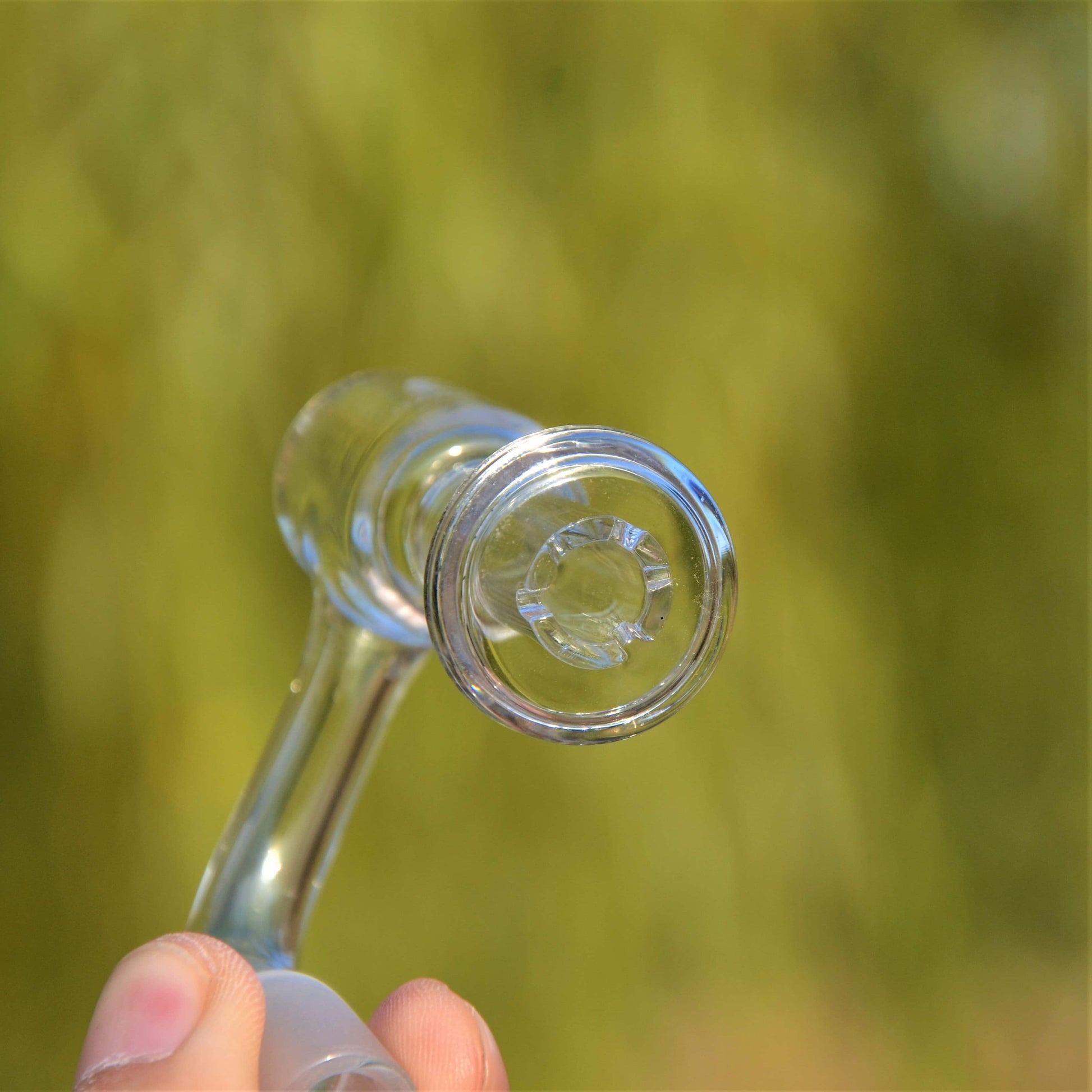 Calibear Premium Full Weld Mini Terp Slurper Quartz Banger with 25mm Vacuum Dish and Seamless Joint