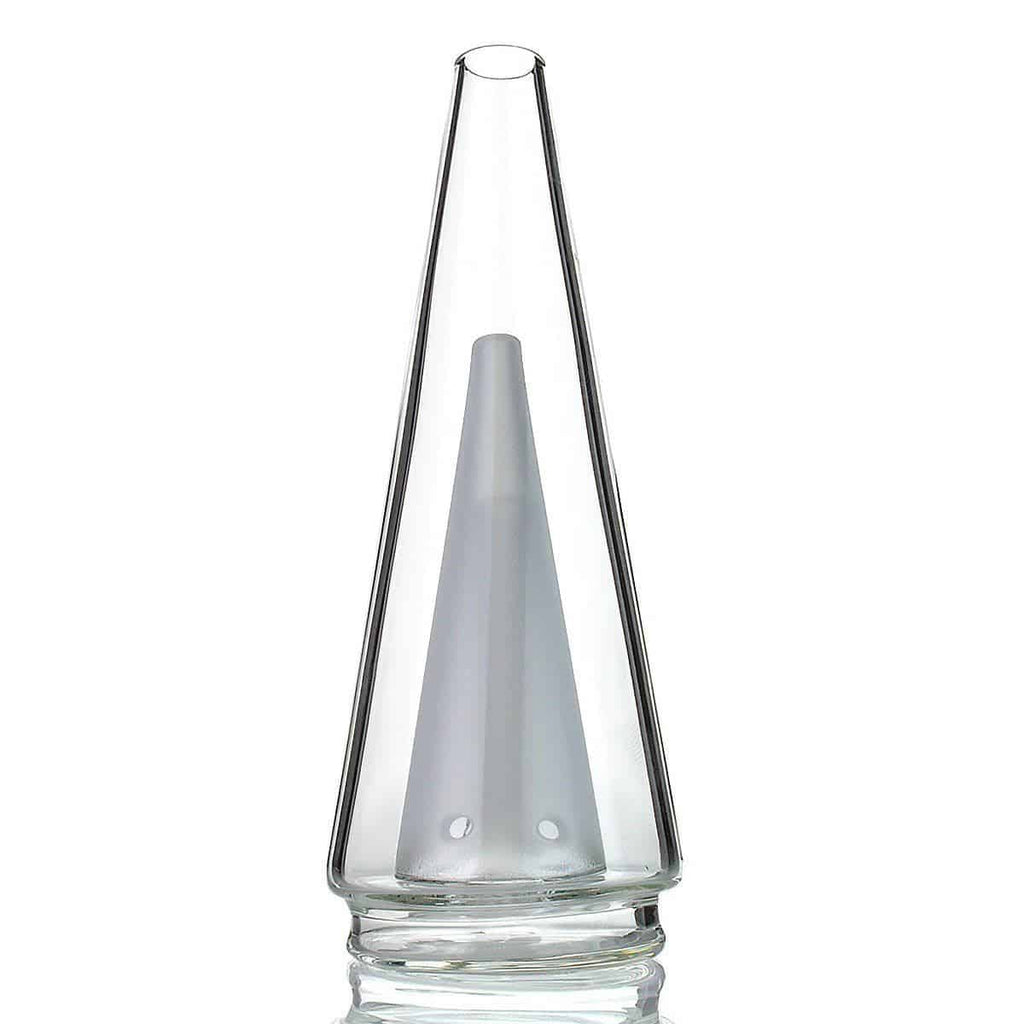 The Puffco Peak Glass Attachment - Amber -SmokeDay